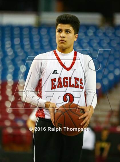 Thumbnail 3 in Stockton Christian vs. Aspire Langston Hughes Academy (@ Sleep Train Arena) photogallery.