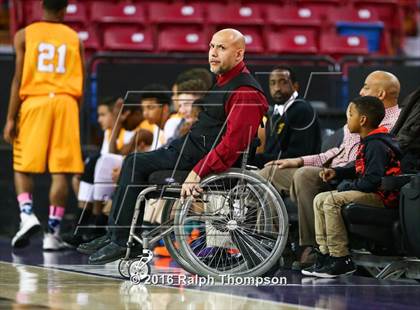 Thumbnail 2 in Stockton Christian vs. Aspire Langston Hughes Academy (@ Sleep Train Arena) photogallery.