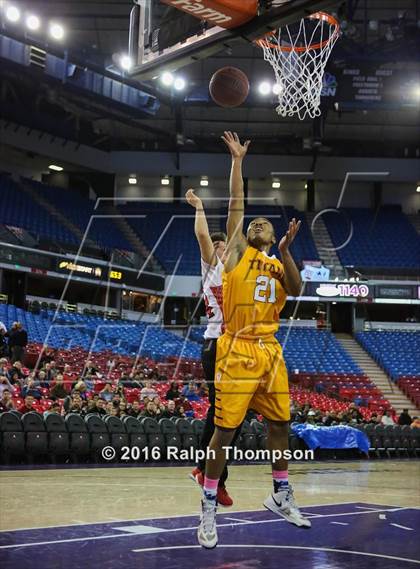Thumbnail 1 in Stockton Christian vs. Aspire Langston Hughes Academy (@ Sleep Train Arena) photogallery.