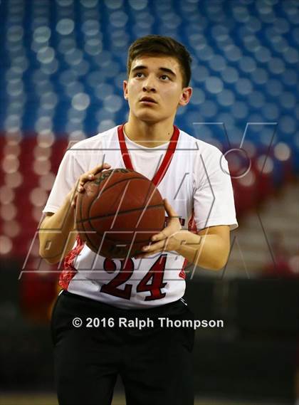 Thumbnail 2 in Stockton Christian vs. Aspire Langston Hughes Academy (@ Sleep Train Arena) photogallery.