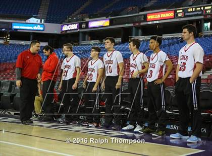 Thumbnail 1 in Stockton Christian vs. Aspire Langston Hughes Academy (@ Sleep Train Arena) photogallery.