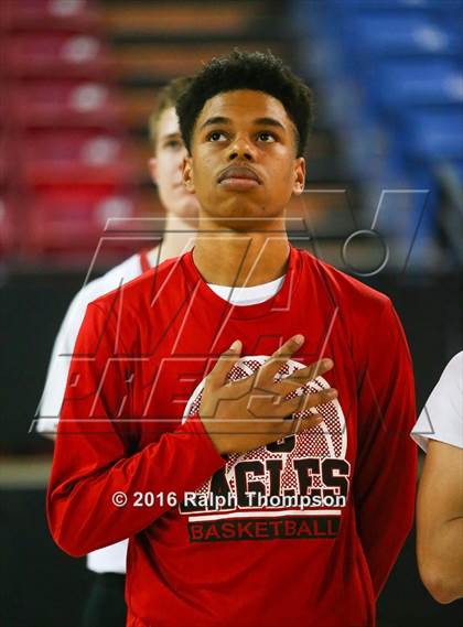 Thumbnail 2 in Stockton Christian vs. Aspire Langston Hughes Academy (@ Sleep Train Arena) photogallery.