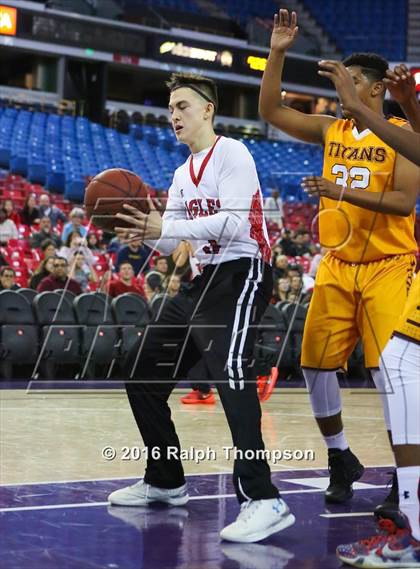 Thumbnail 2 in Stockton Christian vs. Aspire Langston Hughes Academy (@ Sleep Train Arena) photogallery.
