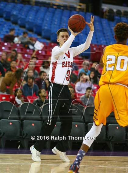 Thumbnail 2 in Stockton Christian vs. Aspire Langston Hughes Academy (@ Sleep Train Arena) photogallery.