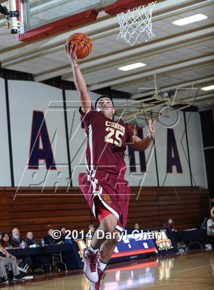 Thumbnail 1 in Alemany vs Cantwell-Sacred Heart (Rose City Roundball Classic) photogallery.