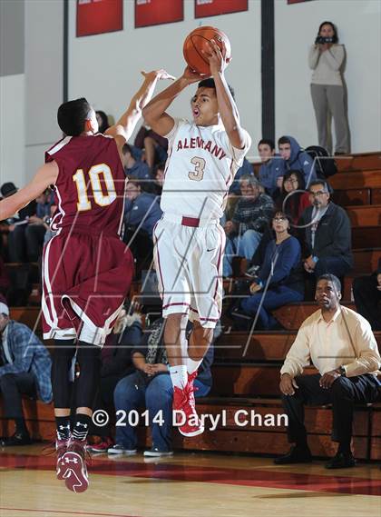 Thumbnail 2 in Alemany vs Cantwell-Sacred Heart (Rose City Roundball Classic) photogallery.