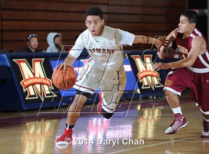 Thumbnail 1 in Alemany vs Cantwell-Sacred Heart (Rose City Roundball Classic) photogallery.