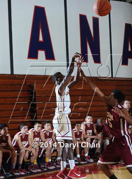Thumbnail 2 in Alemany vs Cantwell-Sacred Heart (Rose City Roundball Classic) photogallery.