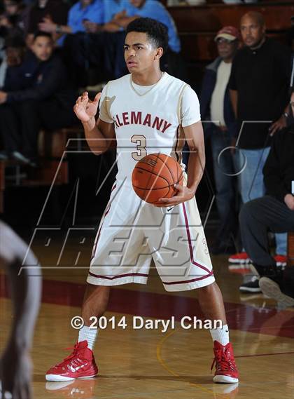 Thumbnail 2 in Alemany vs Cantwell-Sacred Heart (Rose City Roundball Classic) photogallery.