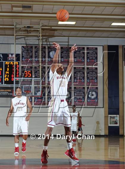 Thumbnail 1 in Alemany vs Cantwell-Sacred Heart (Rose City Roundball Classic) photogallery.