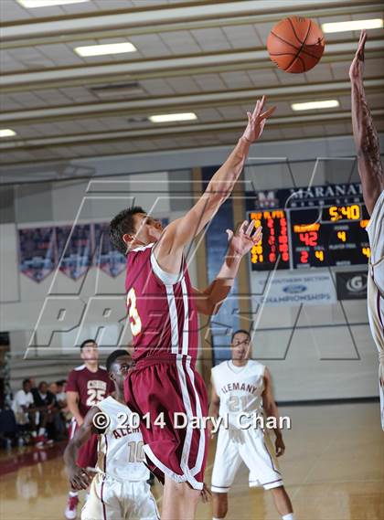 Thumbnail 2 in Alemany vs Cantwell-Sacred Heart (Rose City Roundball Classic) photogallery.