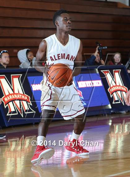 Thumbnail 1 in Alemany vs Cantwell-Sacred Heart (Rose City Roundball Classic) photogallery.
