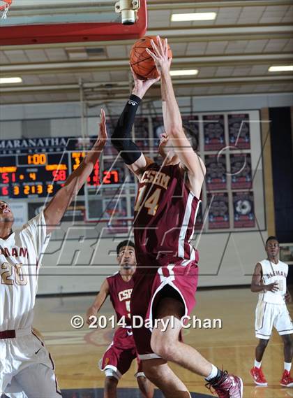 Thumbnail 1 in Alemany vs Cantwell-Sacred Heart (Rose City Roundball Classic) photogallery.