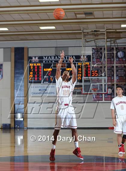 Thumbnail 3 in Alemany vs Cantwell-Sacred Heart (Rose City Roundball Classic) photogallery.