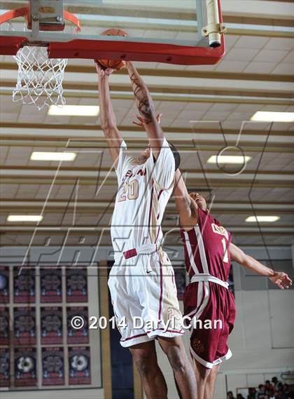 Thumbnail 2 in Alemany vs Cantwell-Sacred Heart (Rose City Roundball Classic) photogallery.