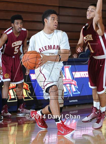 Thumbnail 3 in Alemany vs Cantwell-Sacred Heart (Rose City Roundball Classic) photogallery.