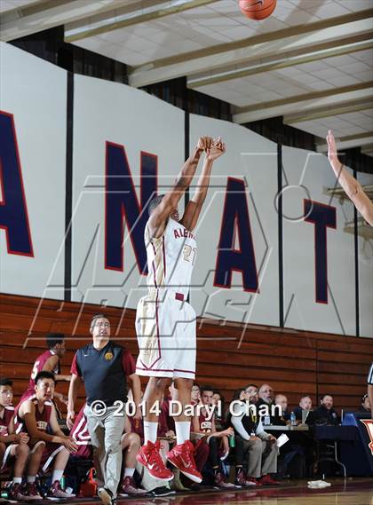Thumbnail 3 in Alemany vs Cantwell-Sacred Heart (Rose City Roundball Classic) photogallery.
