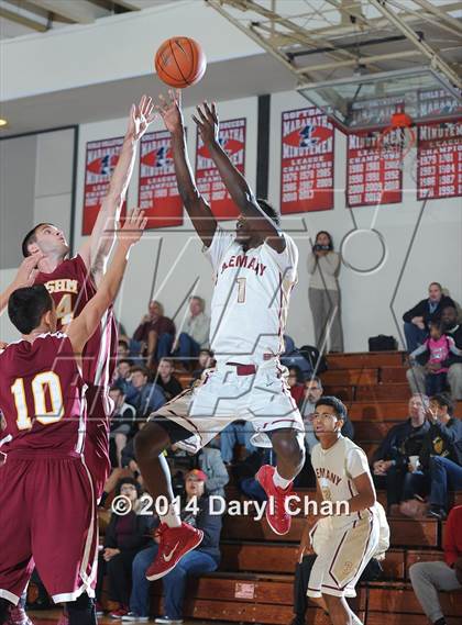 Thumbnail 2 in Alemany vs Cantwell-Sacred Heart (Rose City Roundball Classic) photogallery.