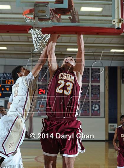 Thumbnail 2 in Alemany vs Cantwell-Sacred Heart (Rose City Roundball Classic) photogallery.