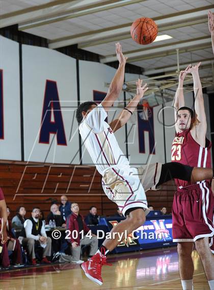 Thumbnail 2 in Alemany vs Cantwell-Sacred Heart (Rose City Roundball Classic) photogallery.