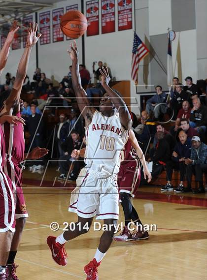 Thumbnail 1 in Alemany vs Cantwell-Sacred Heart (Rose City Roundball Classic) photogallery.