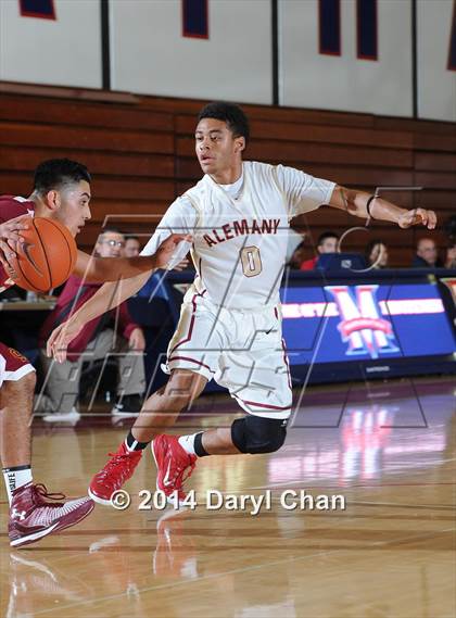 Thumbnail 2 in Alemany vs Cantwell-Sacred Heart (Rose City Roundball Classic) photogallery.