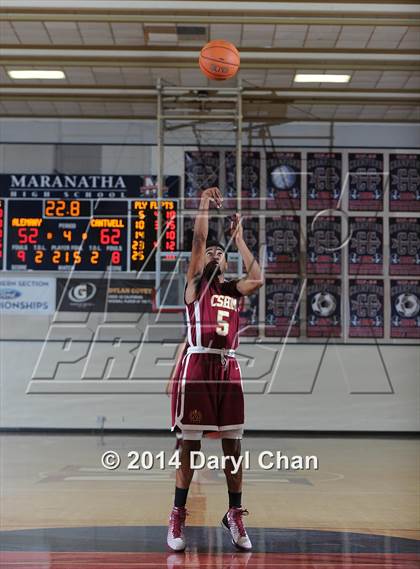 Thumbnail 1 in Alemany vs Cantwell-Sacred Heart (Rose City Roundball Classic) photogallery.