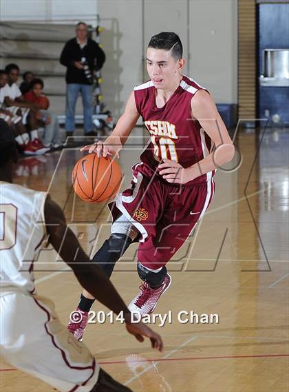 Thumbnail 3 in Alemany vs Cantwell-Sacred Heart (Rose City Roundball Classic) photogallery.