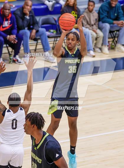 Thumbnail 3 in Quality Education Academy vs. Prolific Prep of Napa Christian (Battle in The Peach) photogallery.