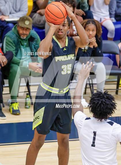 Thumbnail 2 in Quality Education Academy vs. Prolific Prep of Napa Christian (Battle in The Peach) photogallery.