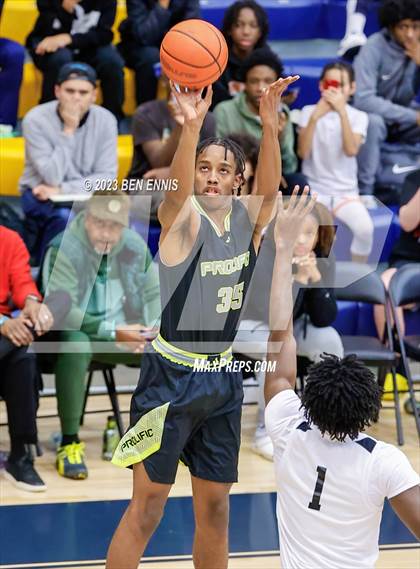 Thumbnail 3 in Quality Education Academy vs. Prolific Prep of Napa Christian (Battle in The Peach) photogallery.