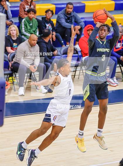 Thumbnail 3 in Quality Education Academy vs. Prolific Prep of Napa Christian (Battle in The Peach) photogallery.