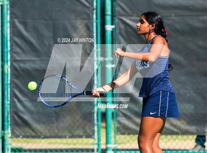 Thumbnail 1 in Centennial vs Liberal Arts & Science Academy (UIL 5A Tennis Semifinal) photogallery.