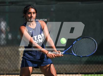 Thumbnail 3 in Centennial vs Liberal Arts & Science Academy (UIL 5A Tennis Semifinal) photogallery.