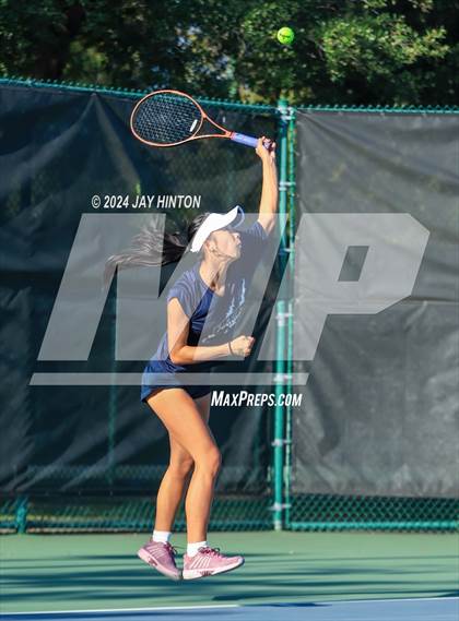 Thumbnail 3 in Centennial vs Liberal Arts & Science Academy (UIL 5A Tennis Semifinal) photogallery.