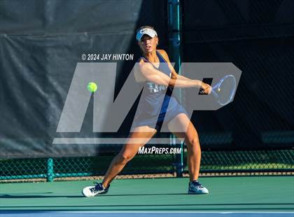 Thumbnail 3 in Centennial vs Liberal Arts & Science Academy (UIL 5A Tennis Semifinal) photogallery.