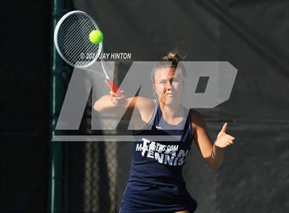Thumbnail 1 in Centennial vs Liberal Arts & Science Academy (UIL 5A Tennis Semifinal) photogallery.