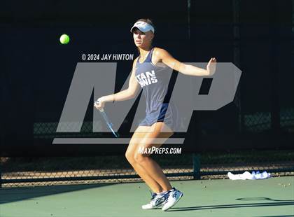 Thumbnail 3 in Centennial vs Liberal Arts & Science Academy (UIL 5A Tennis Semifinal) photogallery.