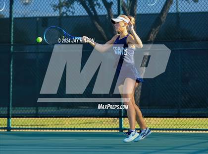 Thumbnail 1 in Centennial vs Liberal Arts & Science Academy (UIL 5A Tennis Semifinal) photogallery.