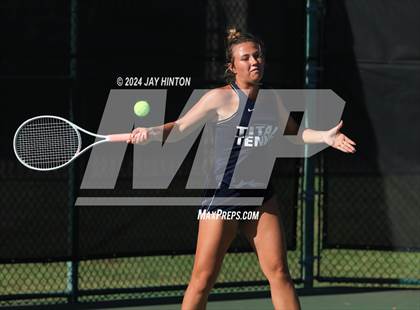 Thumbnail 2 in Centennial vs Liberal Arts & Science Academy (UIL 5A Tennis Semifinal) photogallery.