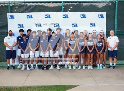 Thumbnail 1 in Centennial vs Liberal Arts & Science Academy (UIL 5A Tennis Semifinal) photogallery.