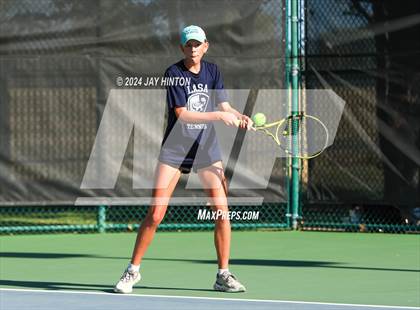 Thumbnail 1 in Centennial vs Liberal Arts & Science Academy (UIL 5A Tennis Semifinal) photogallery.