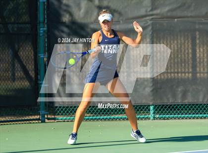 Thumbnail 3 in Centennial vs Liberal Arts & Science Academy (UIL 5A Tennis Semifinal) photogallery.