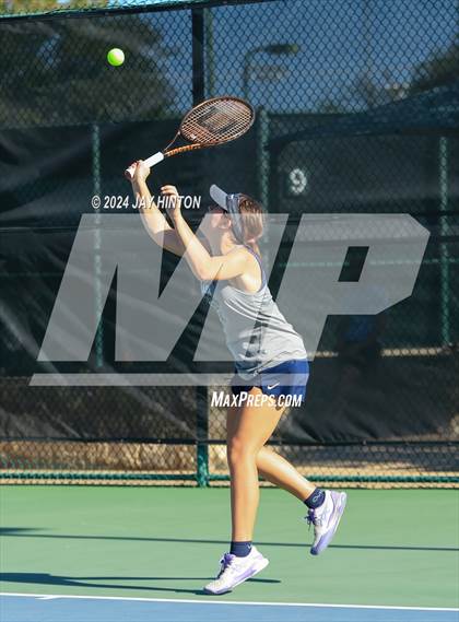 Thumbnail 1 in Centennial vs Liberal Arts & Science Academy (UIL 5A Tennis Semifinal) photogallery.