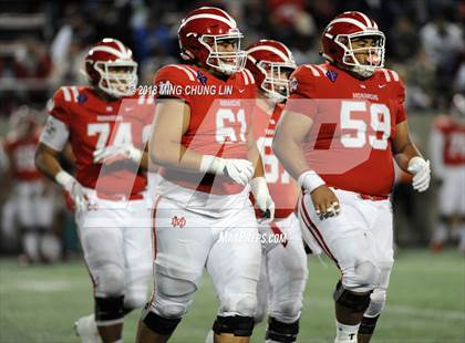 Thumbnail 1 in Mater Dei vs. St. John Bosco photogallery.