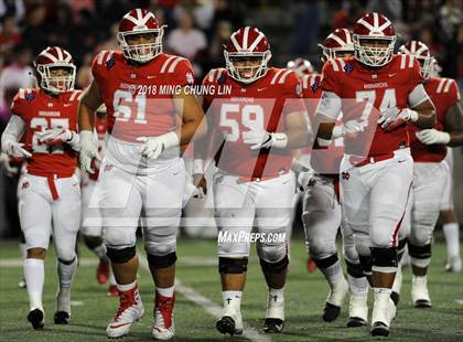 Thumbnail 2 in Mater Dei vs. St. John Bosco photogallery.