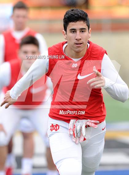 Thumbnail 1 in Mater Dei vs. St. John Bosco photogallery.
