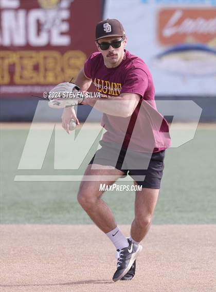 Thumbnail 2 in 23rd Annual Point Loma Varsity/Alumni Baseball Game photogallery.
