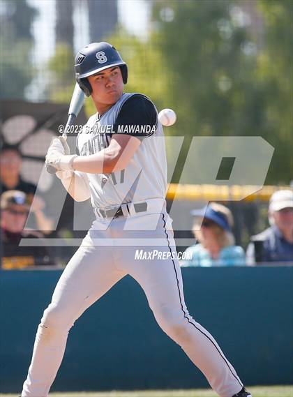 Thumbnail 2 in Santiago @ Crespi (CIF SS DII Quarterfinal) photogallery.