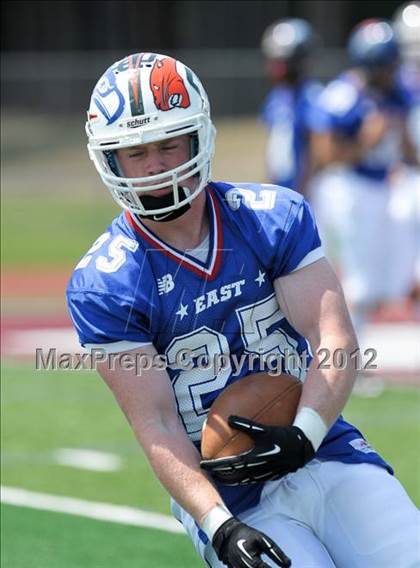 Thumbnail 3 in Michigan HS Football Coaches Association All-Star Game photogallery.